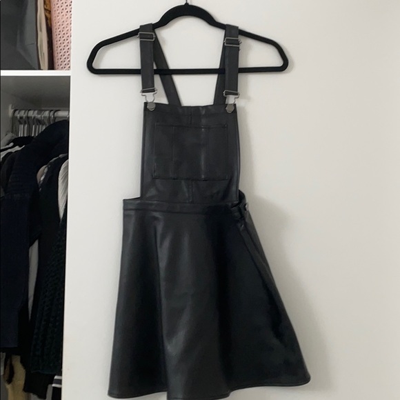 Jack by BB Dakota Dresses & Skirts - Leather Overall Dress
